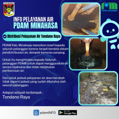 Info Pelayanan Air Tondano Raya